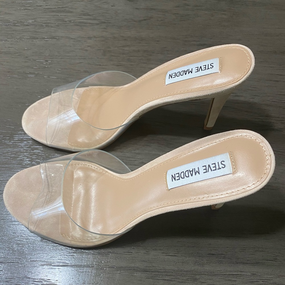 Steve Madden Erin Clear Heels